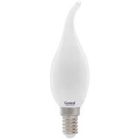 Лампа LED свеча на ветру  7W  E14  2700K  230V теплый  General (10)649956