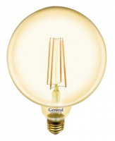 Лампа винтаж LED Шар G95 10Вт E27 2700K 1025Лм Золото General