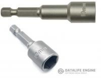 Ключ-насадка для шурупов и болтов 10*65 мм CrV магнитная (27110451005) (Whirlpower)