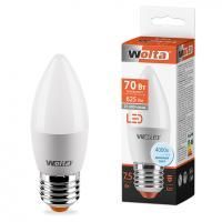 Лампа LED свеча  7.5W  E27 4000К  220V 25SC7.5E27 WOLTA (50 шт)