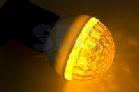 Лампа шар DIA50  9 LED  Е27 Желтая 5W (для Белт Лайт) 405-211  НЕОН-НАЙТ
