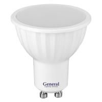 Лампа LED JCDRC  GU10  7W 4500K 220V 470Лм MR16 660310 General
