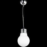 Люстра OZCAN Лампа 1665/К.Т,18 подвесн. матовый хром/белый 1*60W E27 (ф=160; h=800)