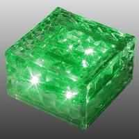 Светильник парковый Novotech TILE 357242 прозрачный/зелёный(h=100,l=100,w=100)4LED 0,75W 1,2V IP68