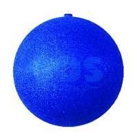 Фигура ёлочная  30см Шар с блестками пластик Синий 502-053 НЕОН-НАЙТ