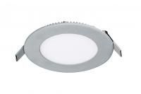 Светильник точечный Favourite Flashled 1342-6C серебристый/белое мат. (ф=110,h=14) LED*6W