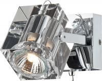 Светильник настенно-потолочный СПОТ N-Light 168-01-11 хром/оптич.стекло 1*35W GU10