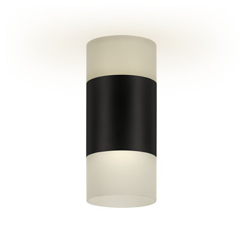 Светильник сд потолочный KASSEL накладной RCS-80LED17W-BL 17 Вт, ф80х180мм, черный, REV Ritter