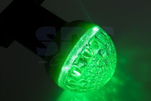 Лампа шар DIA50  9 LED  Е27 Зеленая 5W (для Белт Лайт) 405-214  НЕОН-НАЙТ