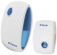 Звонок беспроводной электрический дверной (36 мелодий) белый синий E-376 Feron