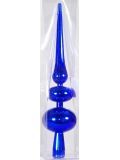 Украшение ёлочное "Верхушка" 30 см, глянцевая, цвет синий, (пластик) (В303) Ели Пенери 