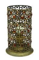 Светильник настольный Favourite Marocco 2312-1T  золотисто-черненый (ф=160,h=245) 1*60W E27