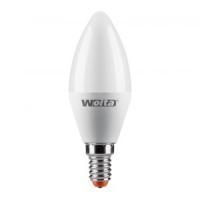 Лампа LED свеча  7.5W  E14 3000К  220V 25YC7.5E14 WOLTA (50 шт)