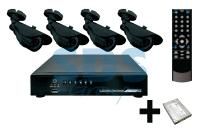 Комплект видеонабдюдения 4 наружные камеры (с жестким диском) REXANT