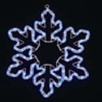 Фигура "Снежинка LED" Синяя  61х51см, динамика Флэш, IP44  LED-XM(FR)-2D-CK016-240V-B  НЕО-НЕОН