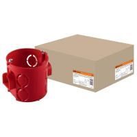 Коробка уст. для сплошн. стен (бетон,кирпич)  68х62 (SQ1402-1106) красная TDM