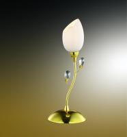Светильник настольный ODL FIERA 1604/1T золото (l=135,h=360) 1*60W E14