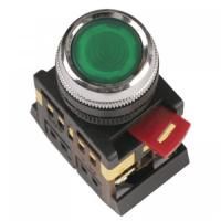 Кнопка ABLFS-22 зеленый d22мм неон/240В 1з+1р ИЭК/TDM (10шт)
