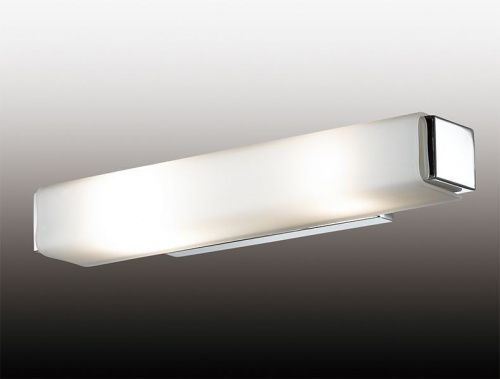 Светильник настенный ODL KIMA 2731/2W хром/стекло 2*40W E14 с выкл.