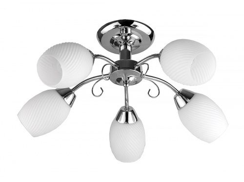 Люстра потолочная MALVINA TL3500X-05CH TOPLIGHT, хром, E27, 5x60W