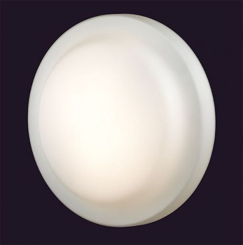 Светильник настенно-потолочный ODL TAVOY 2760/3C белое стекло 3*40W E27 IP44