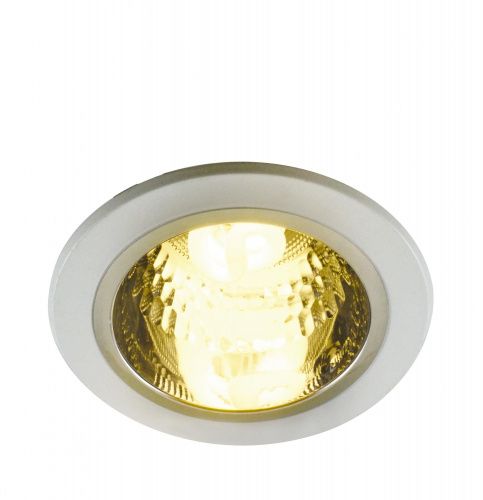 Светильник точечный AL DOWNLIGHTS A8044PL-1WH белый (h=165,ф=150) 1*13W E27 вр.отв.=115