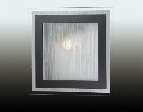 Светильник настенно-потолочный ODL ULEN 2736/1W венге/стекло 1*60W E27