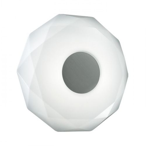 Светильник настенно-потолочный Сонекс PIOLA 2013/С белый/никель (ф=440) LED 28W