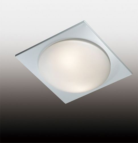 Светильник настенно-потолочный ODL BRIDO 2762/2C белый/стекло 2*40W E27 IP44