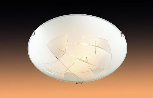 Светильник настенно-потолочный Сонекс KAPENA 243 хром/белый (ф=500) 2*100W E27