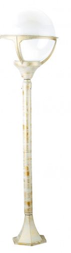 Светильник парковый AL MONACO A1496PA-1WG столб бело-золотой 1*100W Е27 IP44