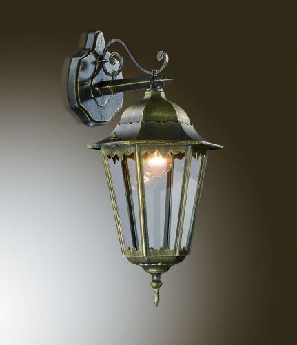 Светильник парковый ODL Lano 2320/1W настенный бронзовый (h=460мм) 1*60W Е27 IP44