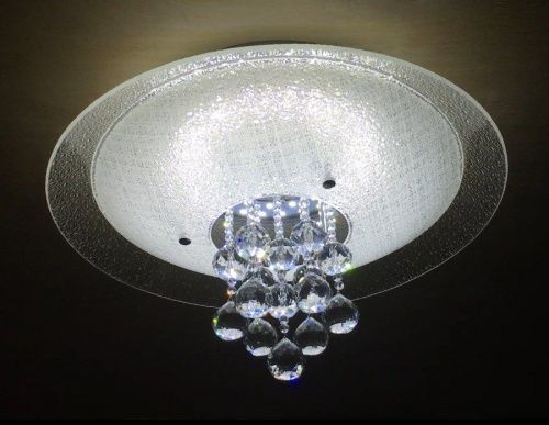 Светильник настенно-потолочный SilverLight Diamond 845.50.7 металл+стекло LED 32W