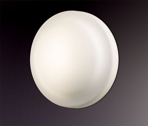 Светильник настенно-потолочный ODL TAVOY 2760/1C белое стекло 1*60W E27 IP44