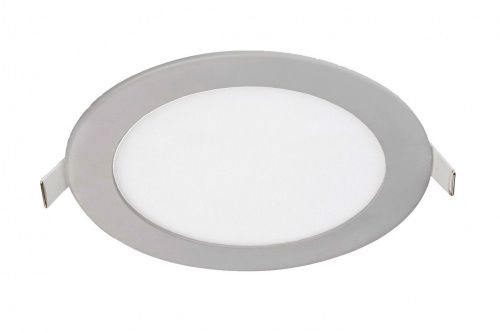 Светильник точечный Favourite Flashled 1342-12C серебристый/белое мат. (ф=210,h=14) LED*12W