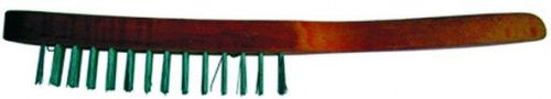 Щетка ручная 280мм 5 рядов стальная проволка, деревянная ручка 11-1-005 (12шт) Ремоколор