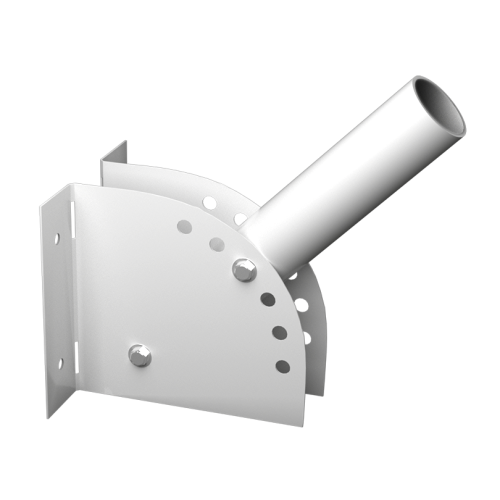 Кронштейн для РКУ КР-3 рег.угол 250мм Белый универ для установки на стену и опор К1Н-0-0,25-БМ Wolta