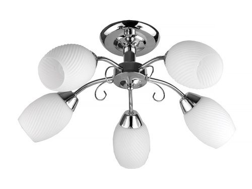 Люстра потолочная MALVINA TL3500X-05CH TOPLIGHT, хром, E27, 5x60W