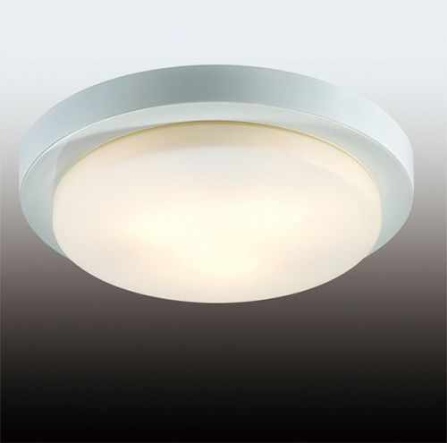 Светильник настенно-потолочный ODL HOLGER 2745/3C белый/стекло 3*40W E14 IP44