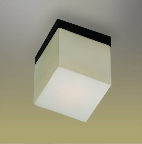Светильник настенно-потолочный ODL Cubet 2043/1C венге 1*40W Е14 (145)